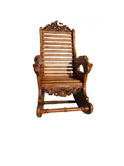  4 Wooden Rocking Chairs (Beech wood, Oversized)