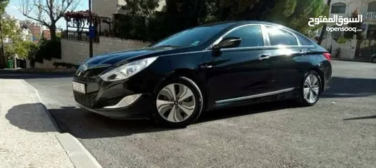  4 هيونداي سوناتا هايبرد 2014 وارد كوريا بحالة ممتازة للبيع بسعر حرق