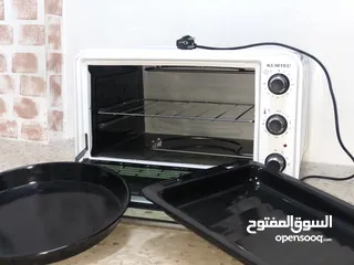  1 فرن كهربائي KUMTEL جديد بالكامل، لم يستخدم. موديل KF-3125 بسعة 36 لتر. صناعة تركية