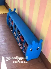  2 خزانة أحذية 12 خانة بلاستيك مقوى للحضانات ورياض الأطفال متوفر خدمة التوصيل لجميع المحافظات