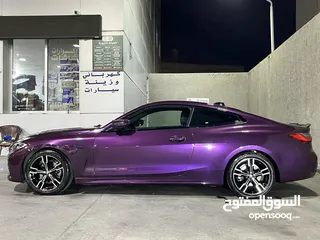  6 Bmw G22 4 series Coupe 2022  kit M interior/exterior Low Mileage 11000km  وارد.               اوروبي