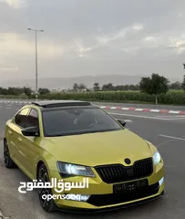  5 سكودا سوبيرب بنزين 2*4 مطور 2000 فل مع بنوراما