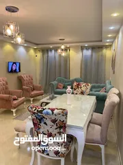 1 شقه مفروشه للإيجار الشهري في الشيخ زايد كمبوند دار مصر 12 موقع مميز