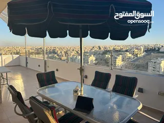  1 روف مفروش مع ترس بإطلالــــه بانوراما اعلان رقم (O1)