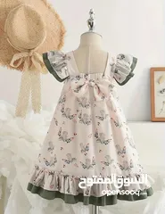  5 فستان الأميرة التوتو الصيفي الأنيق بأكمام طويلة وتصميم شبكي متوفر من عمر 1 سنة الى 10 سنوات السعر