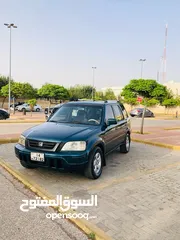  3  هوندا crv موديل 1998 لون اخضر زيتي  دهان نضيف 