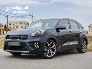  1 كيا نيرو هايبرد 2021 فحص كامل7جيد جمرك جديد فل بدون فتحة