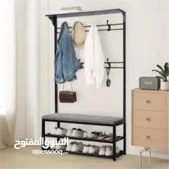  2 شماعة + جزامة  مقعد 3*1