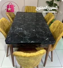 24 طاولات سفرة مع 6 مقاعد