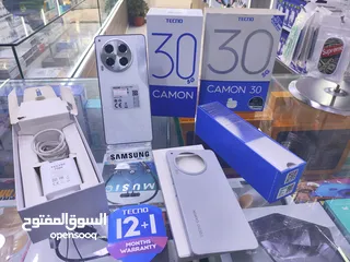  22 حبه عن الجديده CAMON 30 5G جيجا 512 رام 24 معه كامل اغراضو وسماعه الاصلية متوفر توصيل