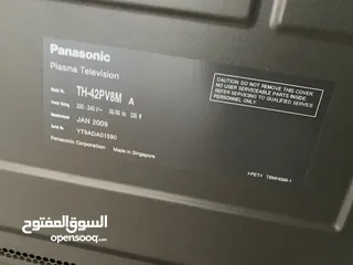  3 شاشة بPANASONIC اصلي فيها  2 HD حجم الكبير 42 بوصة معاها الرسيفر والأغراض