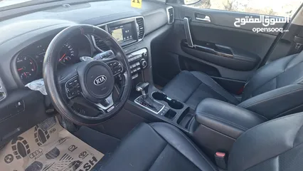  19 كيا سبورتج جتي لاين 2016ماتور2000ديزل فلل اضافات مع فتحة سقف بنوراما  بسعر حررررق كاش دهان شركة