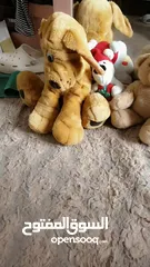  9 العاب اطفال محشوه للزينه واللعب بحاله جيده جدا  للبيع مجموعه او كامله