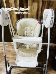  8 كرسي طعام ماركه mamalove  وعربايه شارع belco بيلكو جديد