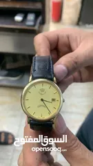  1 ساعه سيرتينا رجالي سويسري ملكيه اهداء الملك حسين ايام الزمن الجميل شغاله ميه بالميه