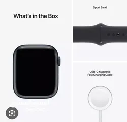  7 Apple watch series 7 /  ساعة ابل سيريس 7  cellular data + gps  /   داتا  + جي بي اس