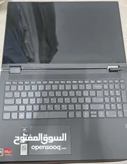  1 لابتوب Lenovo flex 5  مواصفات قوية شاشة لمس و 360درجة مكسورة شاشته مش شغالة