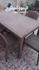  2 طقم جلسة خارجية انيق ب6كراسي +طاولة