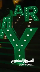  7 For Sale: Complete LED Marquee Letter Collection – Perfect for Weddings, Proposals, and Events
