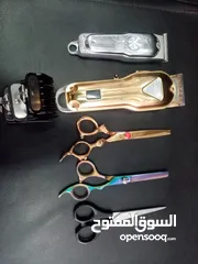  1 طقم للبيع ماكنه ومقصات جديد