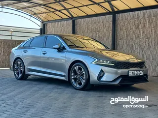  18 كيا KIA K5 أوبتيما 2021 وارد كوري حرة جمرك جديد فل عدا الفتحة فحص كامل الشكل الجديد