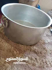  4 قدر كبير واسع لزبايح المنيوم ثقيل