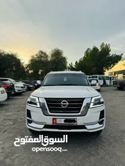  1 Nissan Patrol SE Platinum City GCC under warranty. Full service history with Al Masaood Agency