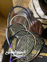  5 مضارب تنس عدد 6 للبيع