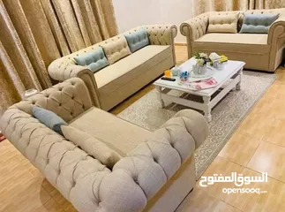  4 تتوفر أريكة فاخرة جديدة..sofa set for sale