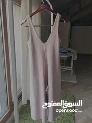  6 Powder Pink Cotton Overalls