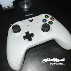  1 يد اكس بوكس ون لون ابيض مع بطارية أصلية من مايكروسفت xbox one controller