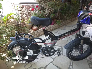  7 للبيع بسكليت كهربا نوع Robot بحالة ممتازة بدون بطاريه