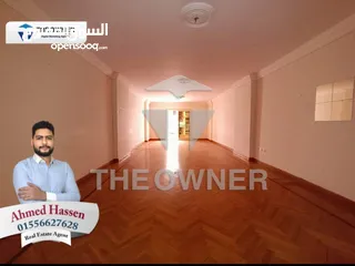  1 شقة للايجار 210 م كفر عبده ( خطوات من سانت جيني )