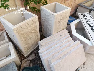  7 شلالات ،نوافير و أحواض زريعة حجر ورخام  قارمات ما شاء الله