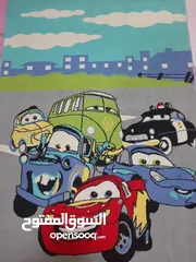  1 سجادة (غرفة اطفال) مقاس الطول 2 متر والعرض متر ونصف