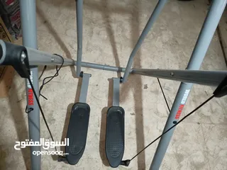  5 جهاز الغزال الطائر الرياضي مستعمل توب نظافه بسعر 30 دينار نهائي  الموقع ابو نصير للتنحيف والشد