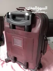 4 genuine leather Pakistani trolley bag