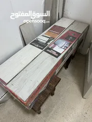  1 بلاط باركيه كريمي خشب لامينيت بون كريمي 3 بوكسات