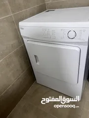  1 نشافة ملابس 7 كيلو بحاله ممتازه