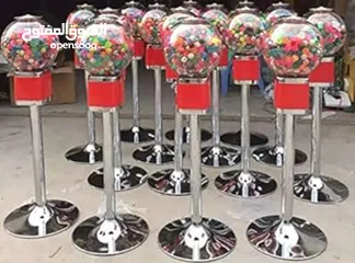  1 ماكينات علكة و مصاص وطابات هدايا طابات مجنونة هزازات اطفال