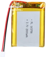  6 Lipo Battery Rechargeable Lithium Polymer ion Battery 3.7V بطاريات ليثيوم للاجهزة الالكترونية