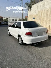  2 هيونداي اكسنت 97 قصة الدب هاتشباك بحالة ممتازة