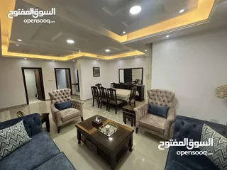  12 شقة  مفروشة  للايجار في عمان -منطقة   ضاحية الرشيد  منطقة هادئة ومميزة جدا