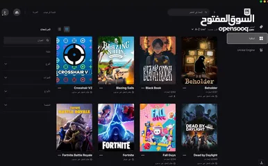  1 حساب فورت نايت نادر  والعاب ايبك كثير  شوف الصور الحساب فيه سكن xbox نادر جدا +334 سكن + طور الزومبي