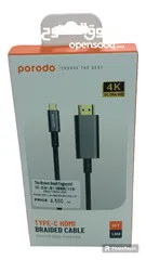  2 كيبل منفذ c إلى HDMi