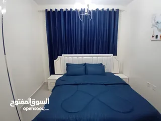  1 اول ساكن افخم غرفه وصاله مفروشه بالكامل للايجار الشهري في كورنيش عجماااان