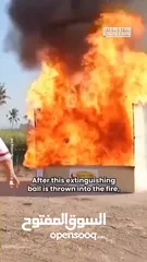  7 كرة إطفاء الحريق طفايه نار شكل كره يمكنها إطفاء الحريق خلال ثواني بفعالية عاليه جداً