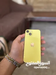  1 ايفون 14 عادي 256 جيجا بطارية 86
