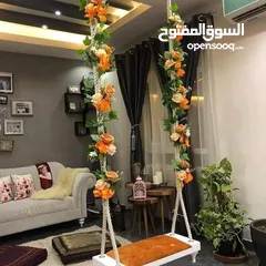 8 مرجيحة مزدوجة للاطفال   تمنح الطفل جوا من المتعة واللعب  مرجيحه حديد بمواصفات عاليه وتصنيع باحدث الم