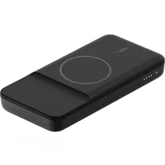  4 شاحن آيفون لاسلكي باور بانك نوع بلكن كابلC بالكرتونة جديد سعة البطارية Belkin MagSafe bank 10000mah